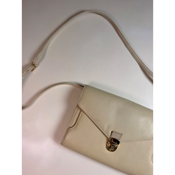 Diamicci Handbags - Diamicci Crossbody Bag Women OS Cream Good Minimalist Gold Clasp Envelope